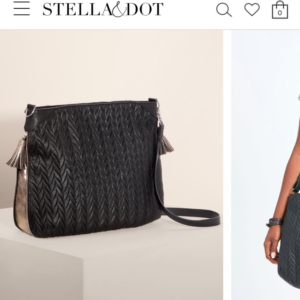 Stella and Dot Braided bag -NWOT